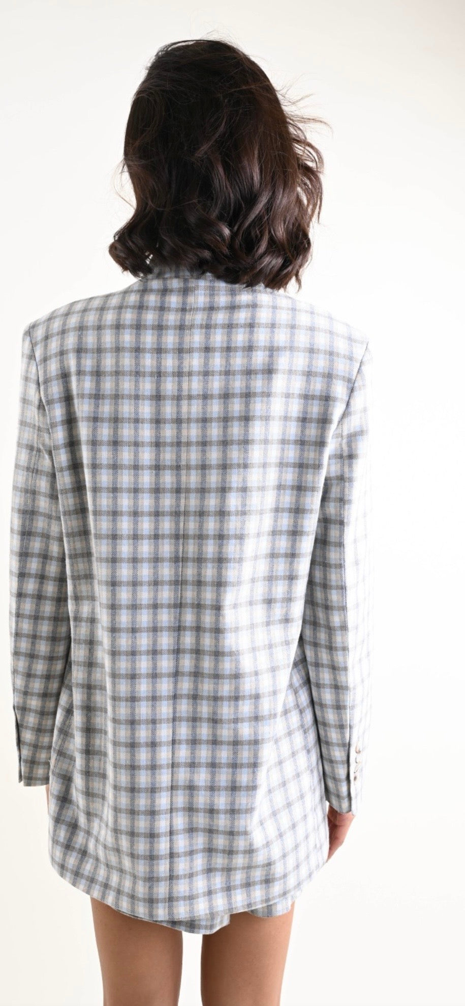 GIACCA STRUTTURATA A QUADRI