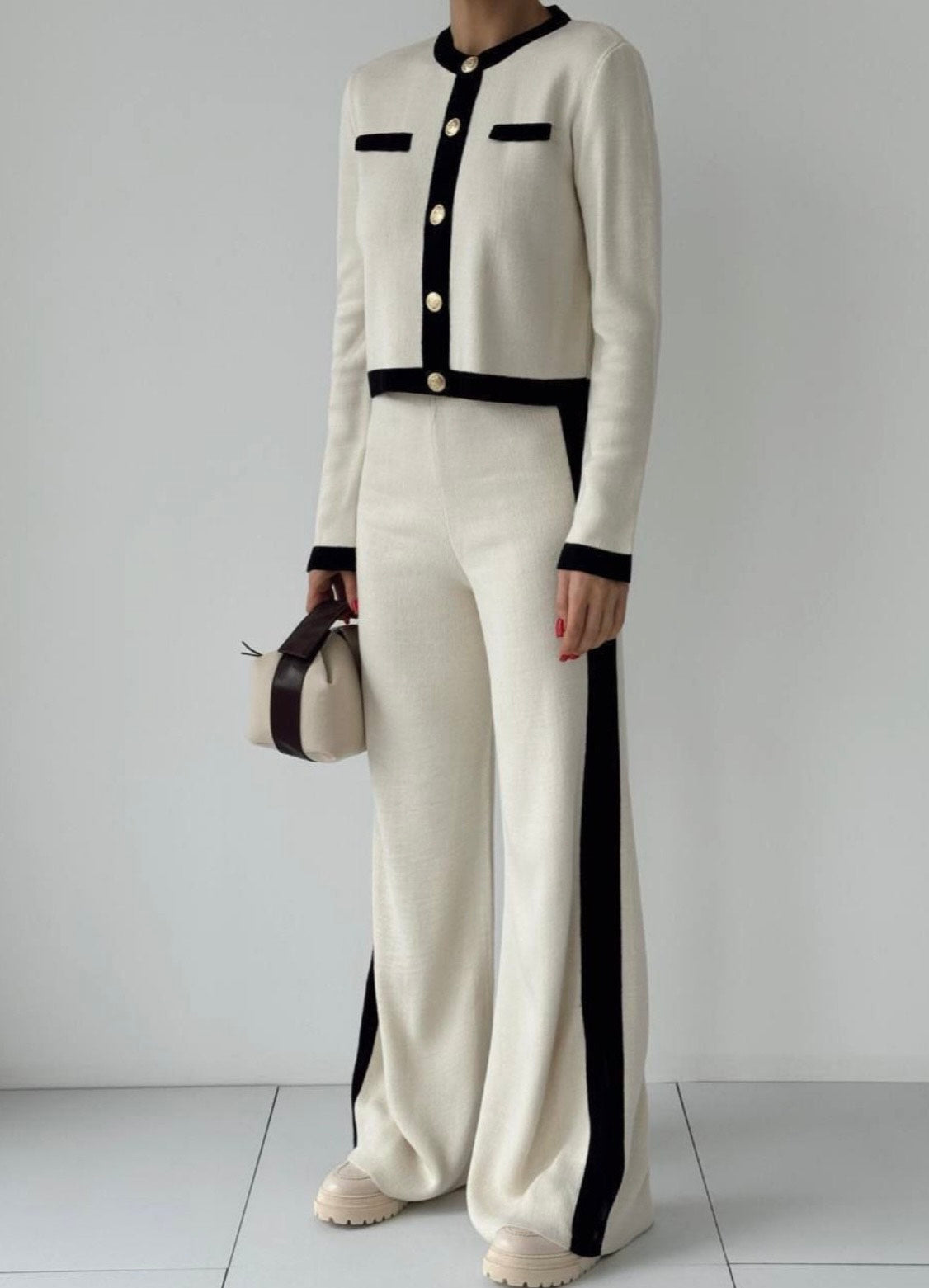 Co-ord Set in Maglia Elegante